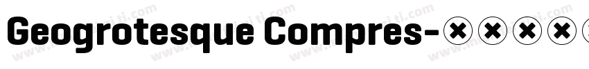 Geogrotesque Compres字体转换